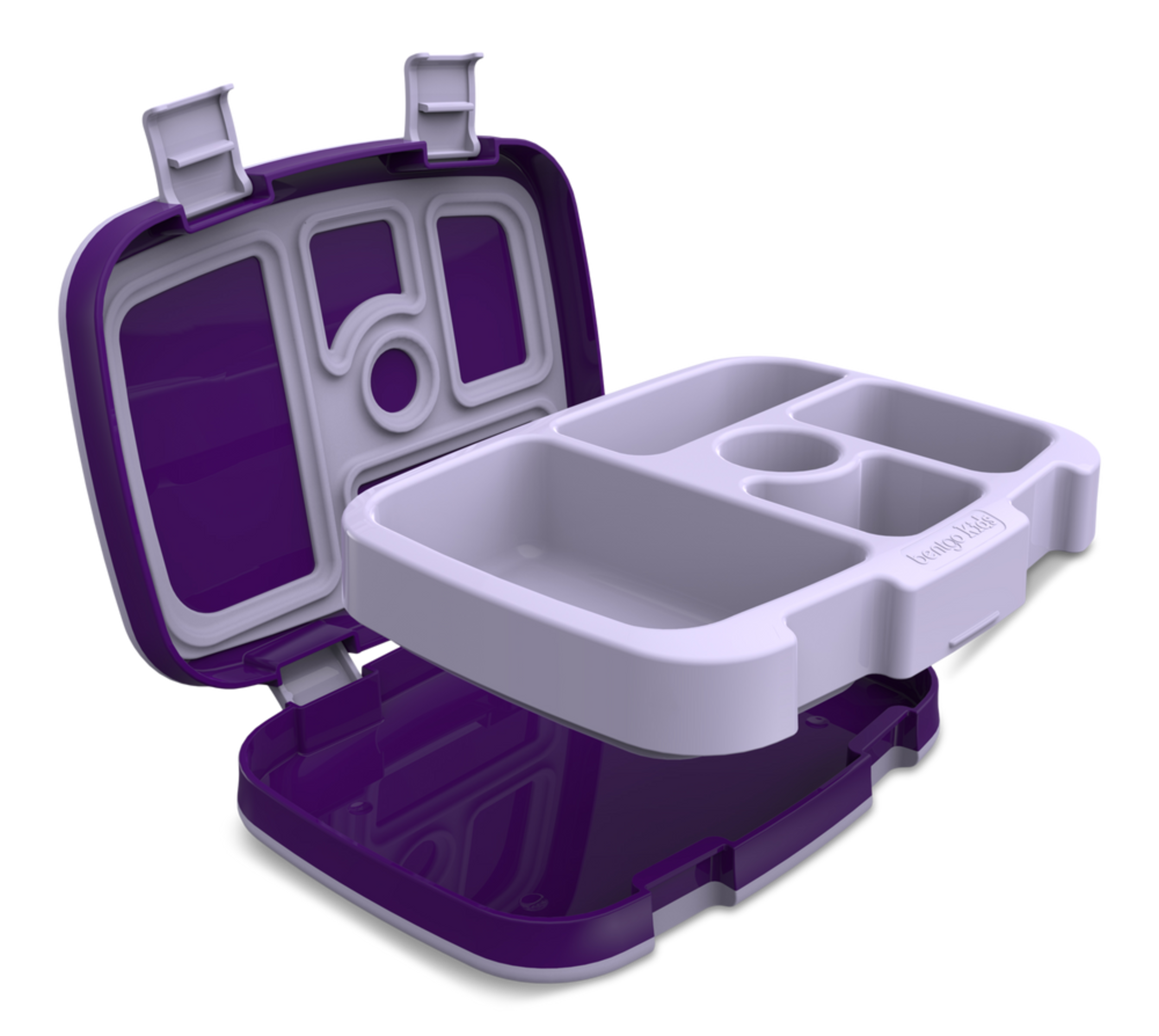 Bentgo Kids' Prints Leak-Proof  Lunch Box Food Storage Container, Unicorn, 1-L Front_Three_Fourths_Angled_Right