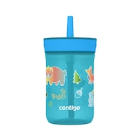 Contigo Leighton Water Bottle with Straw and Spillproof Valve, 414-mL Front_Flat