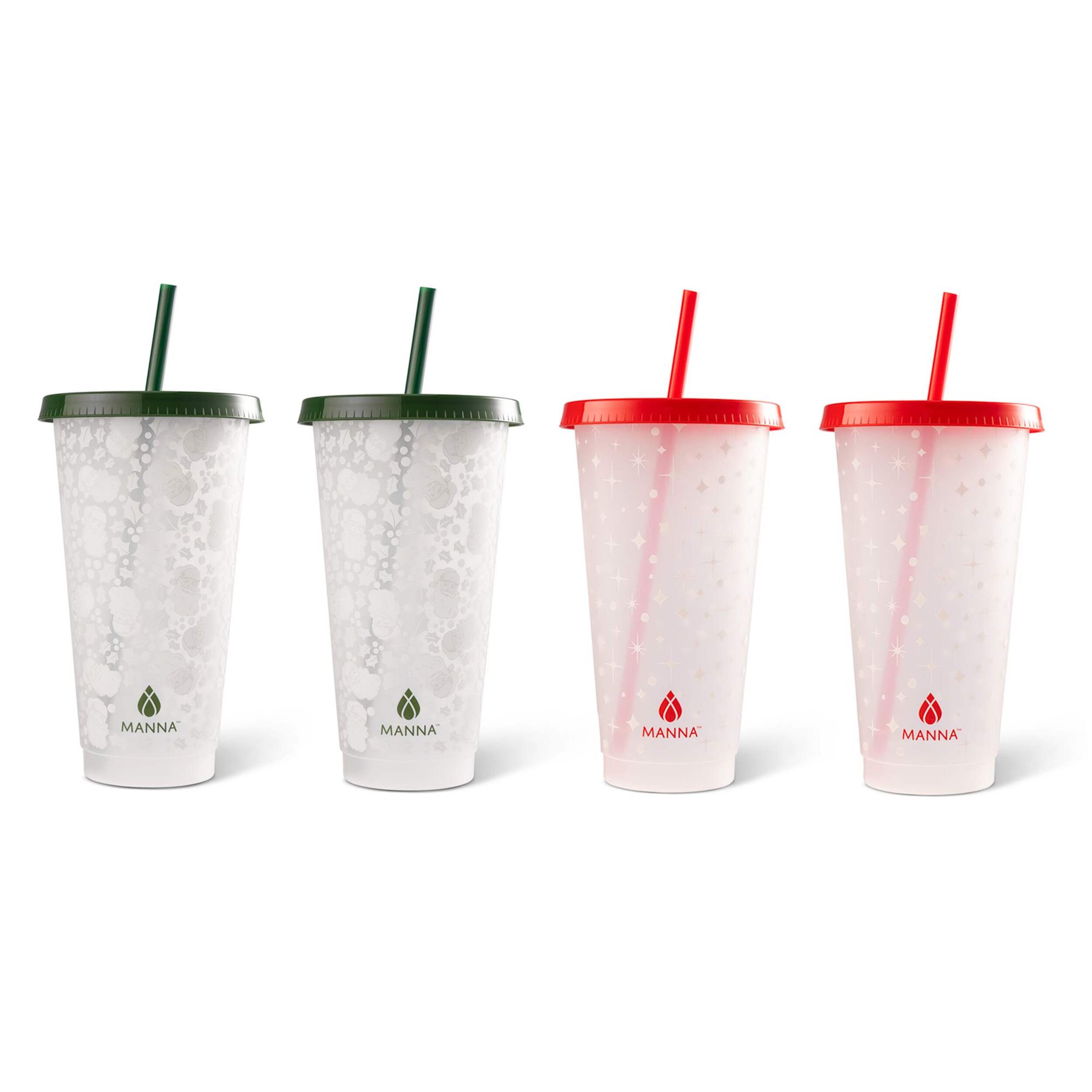 Manna Cold Colour Changing Cups with Lids, 24-oz, 4-pk Front_Flat