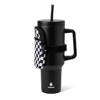 Manna Swivel Stainless Steel Tumbler with Bag, 40-oz