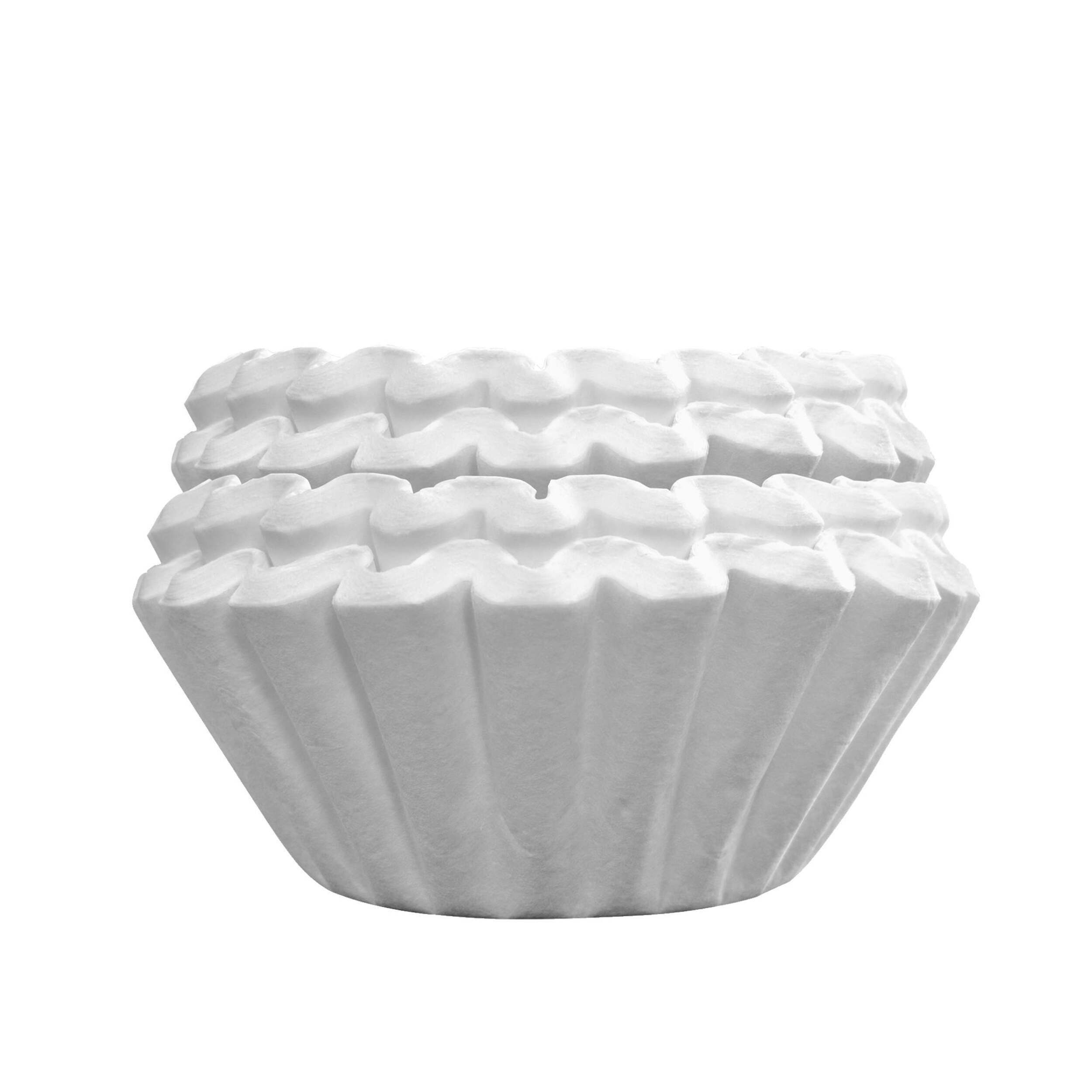 Melitta Large Basket Coffee Filters, 10-12 Cups, White, 200-pk Front_Flat