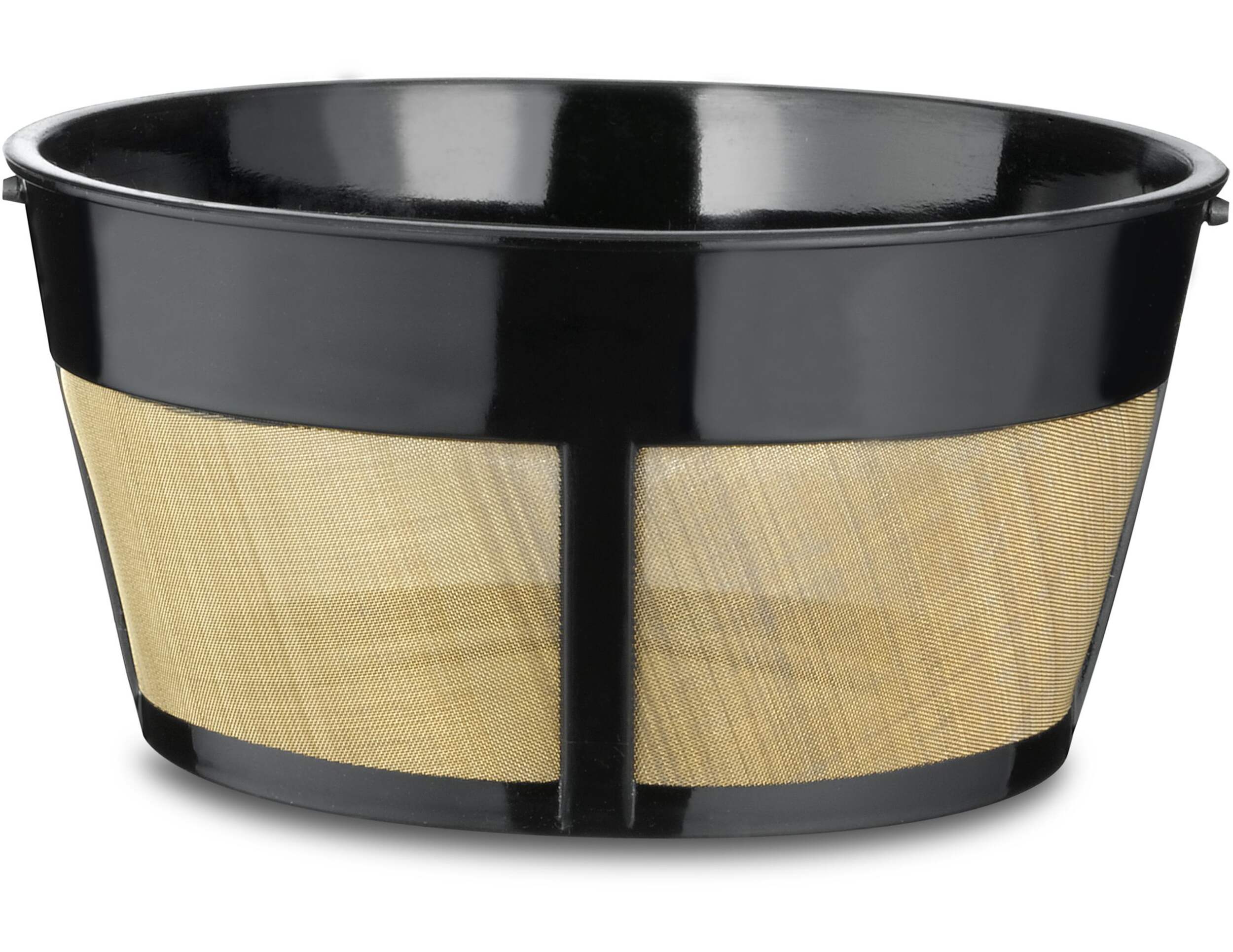 Panier-filtre permanent, va au lave-vaisselle, sans BPA, mailles en acier inoxydable Front_Elevated