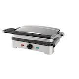 Heritage The Rock Non-Stick Panini Grill Press/Sandwich Maker, Stainless Steel Front_Angled_Left