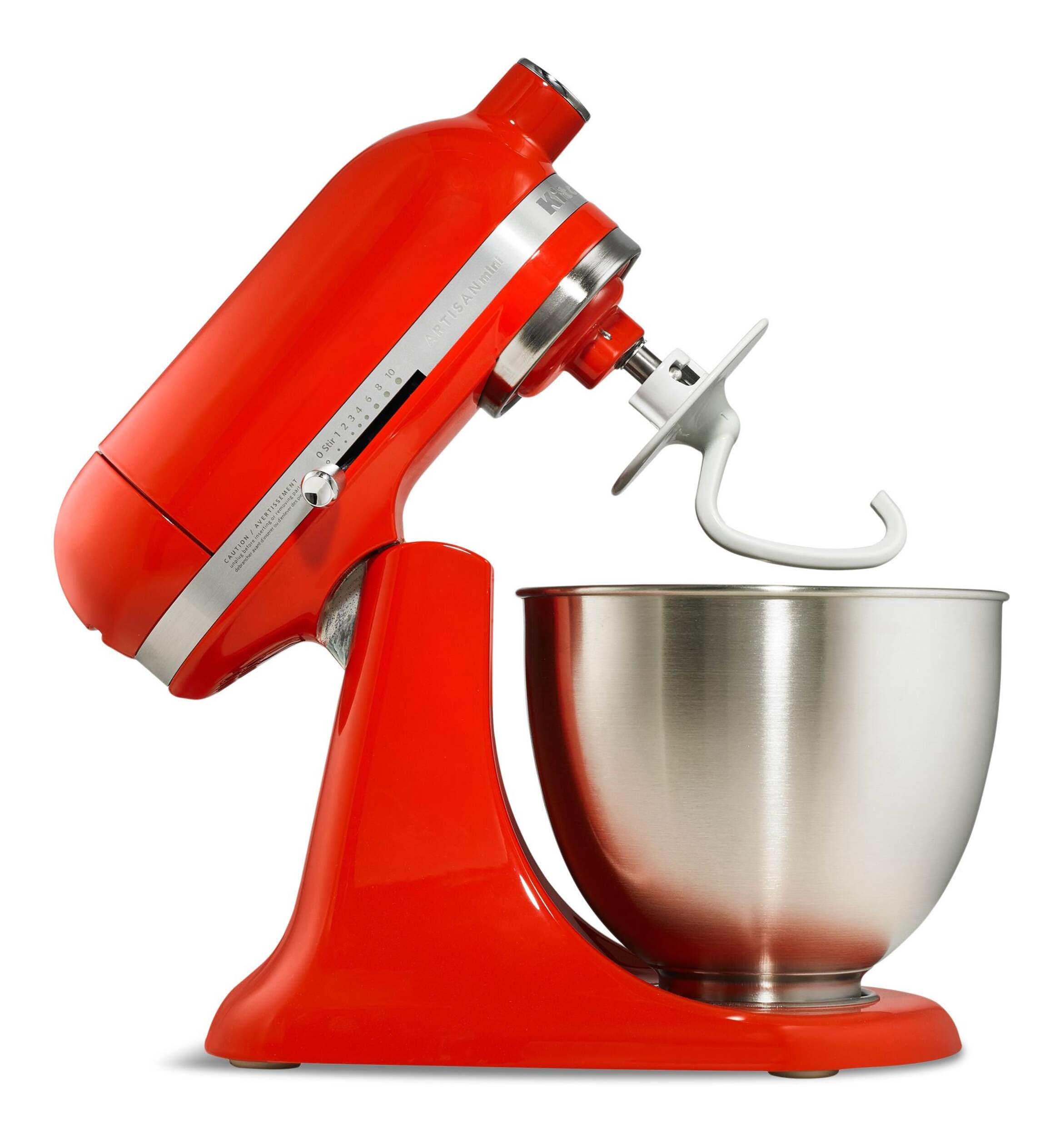 KitchenAid Artisan Mini Stand Mixer, Hot Sauce Side_Right