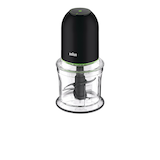 Braun Quad Blade 4-Cup Food Chopper Front_Three_Fourths_Angled_Left