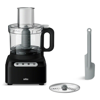 Braun 8-Cup (1.9 L) Food Processor, 550W Motor, Black