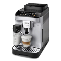 DeLonghi Magnifica Evo Coffee & Espresso Machine with Automatic Milk Frother Front_Three_Fourths_Angled_Left