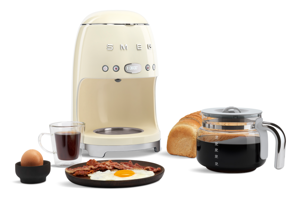 Smeg Drip 10Cup Coffee Maker, Cream Canadian Tire