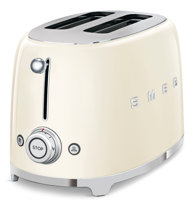 Smeg 50's Retro 2Slice Toaster, Cream Canadian Tire