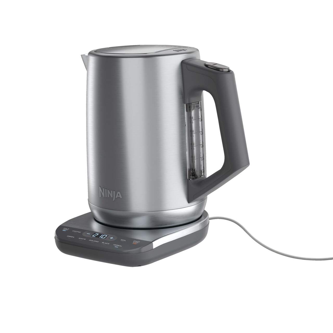 Ninja Precision Temperature Electric Kettle w/ 7 Preset Temperatures,  Stainless Steel, 1.7-L