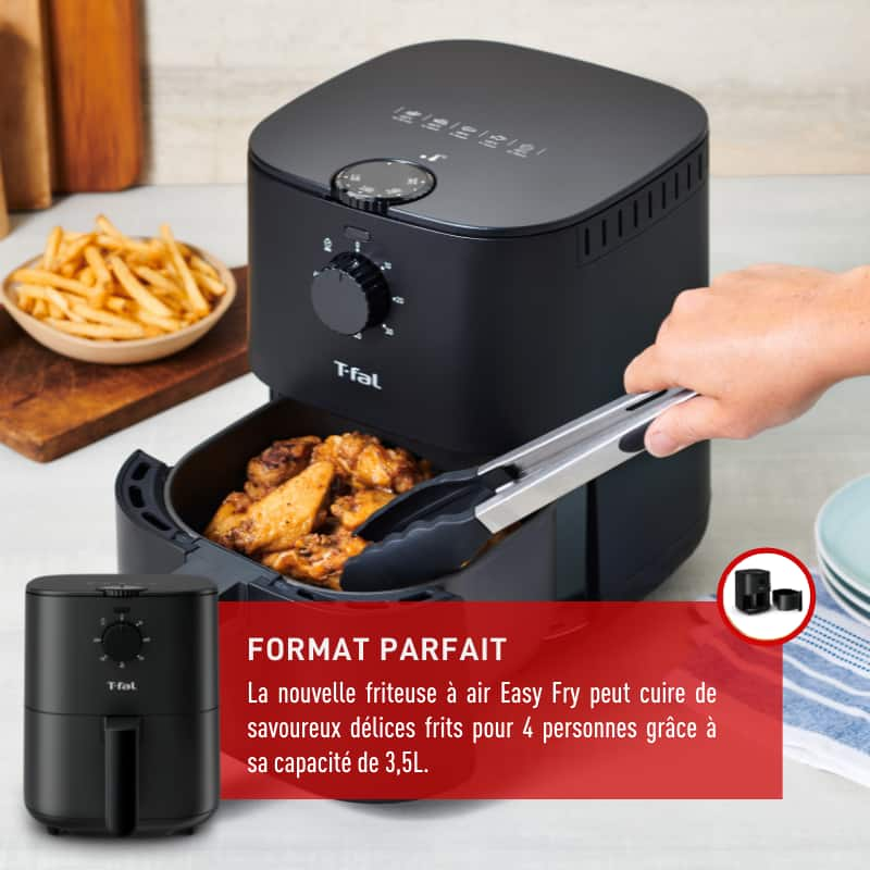 Friteuse à Air Chaud Extra Crisp Easy-Fry T-Fal, 3,5 L | Canadian Tire