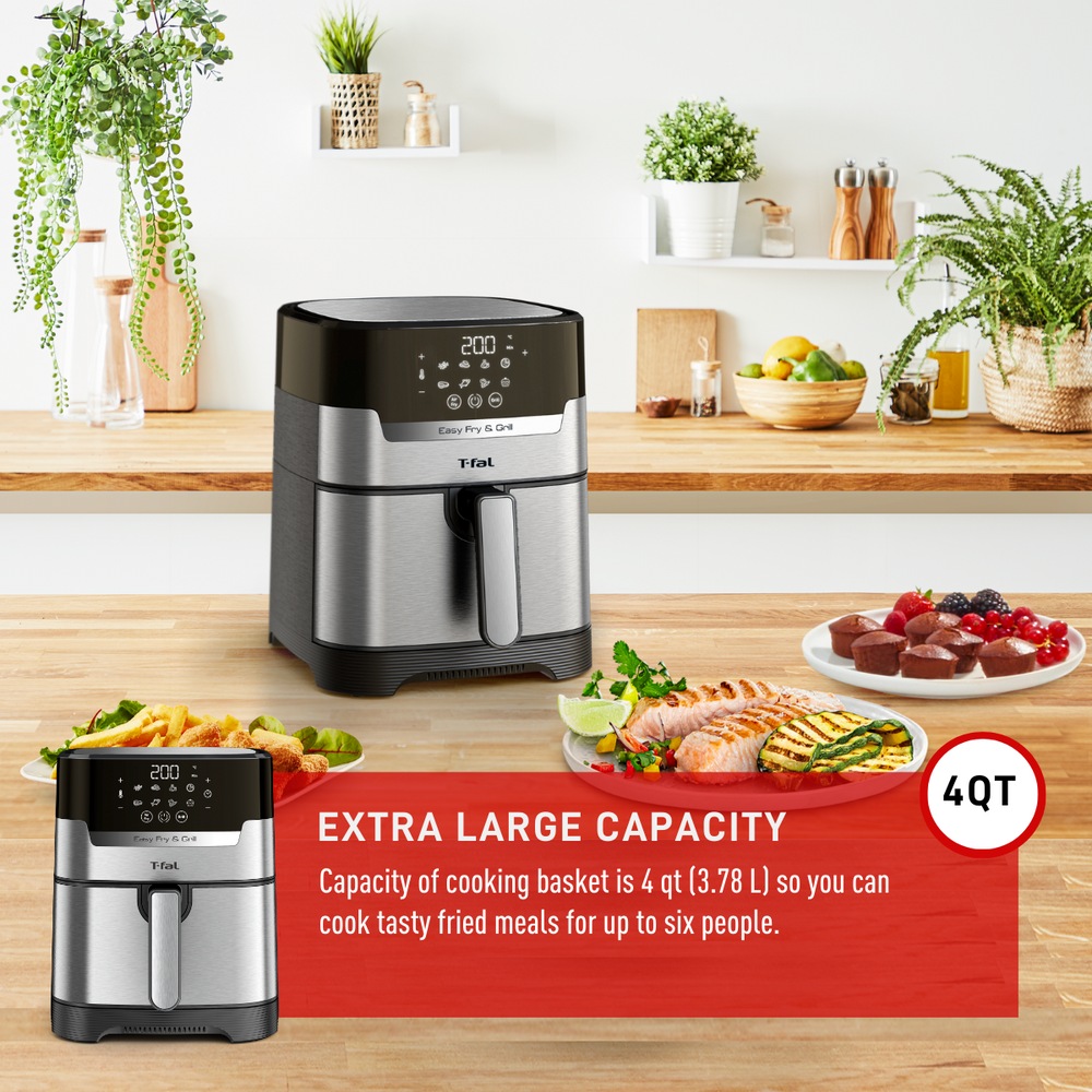 TFal Easy Fry & Grill Precision with Extra Crisp Technology, Extra