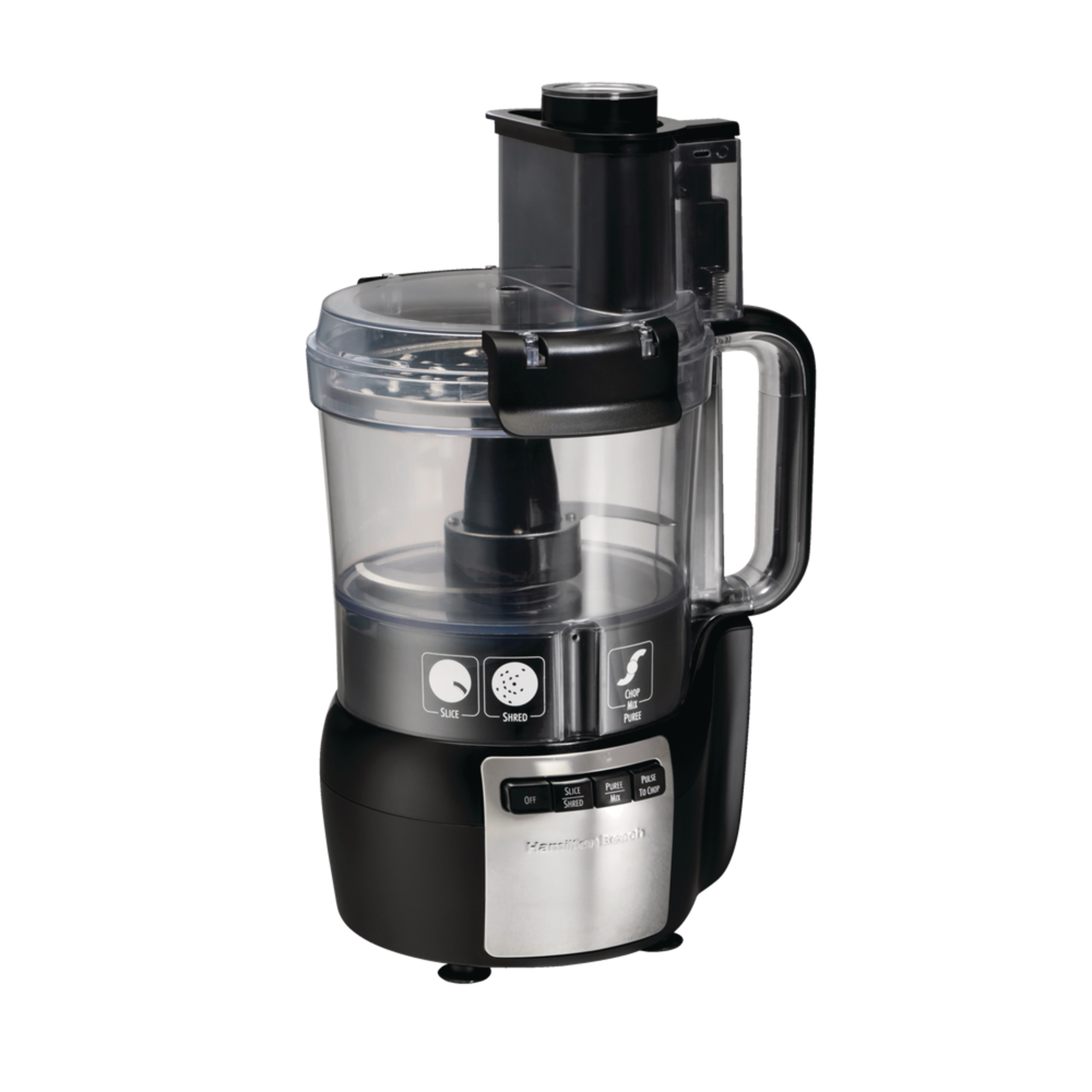 Hamilton Beach Stack & Snap Food Processor, 10 Cups Front_Angled_Right