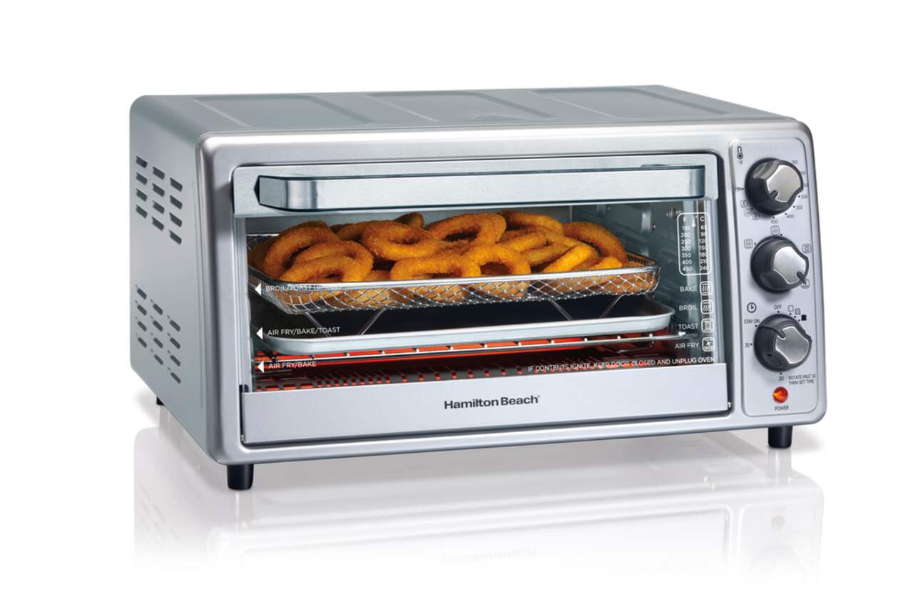 Hamilton Beach Sure Crisp Air Fry Toaster Oven, 6 Slice Capacity, Stainless  Steel, Cooks Evenly & Provides Browning & Crisping Of Food - $…