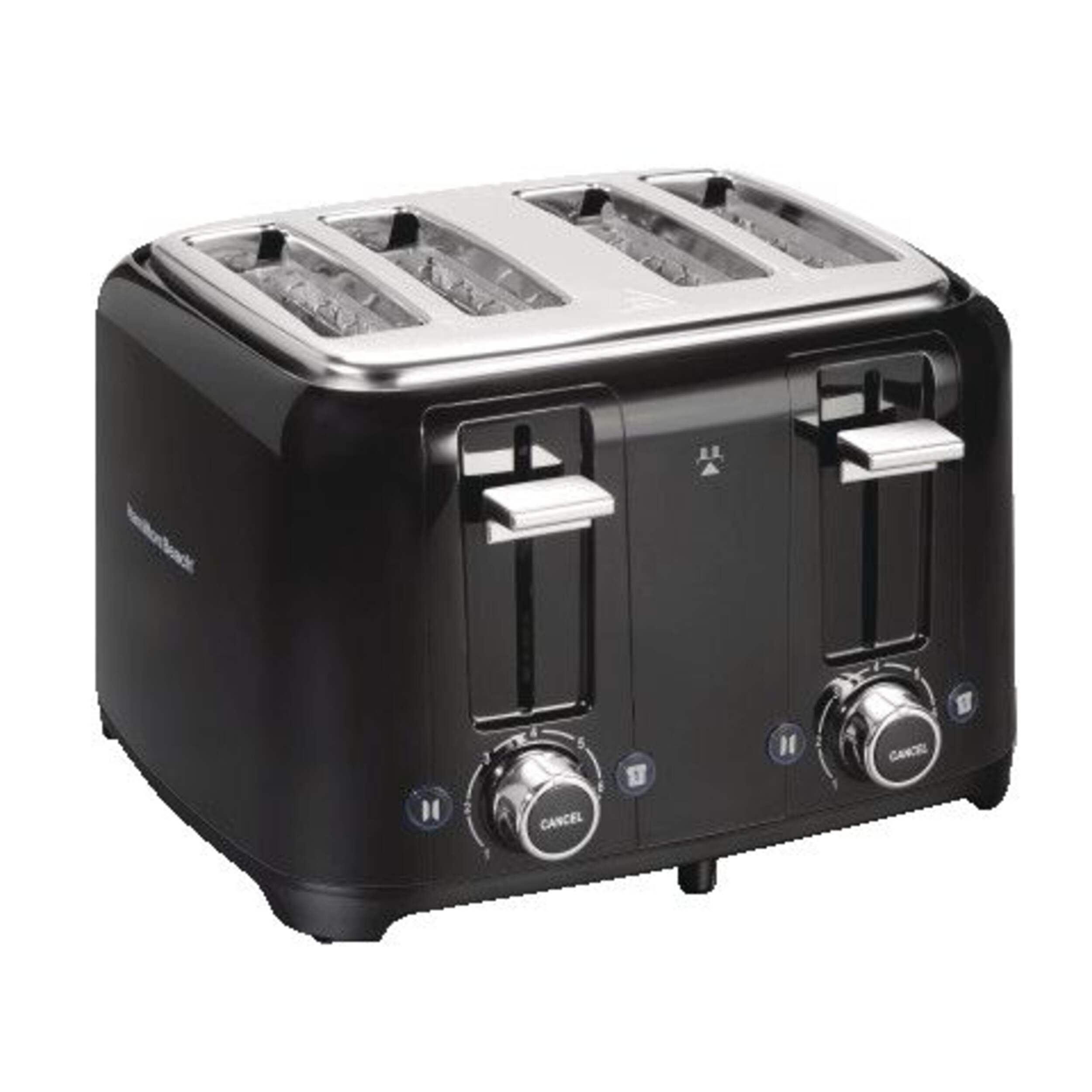 Hamilton Beach 4-Slice Toaster with Sure-Toast™ Front_Three_Fourths_Angled_Right