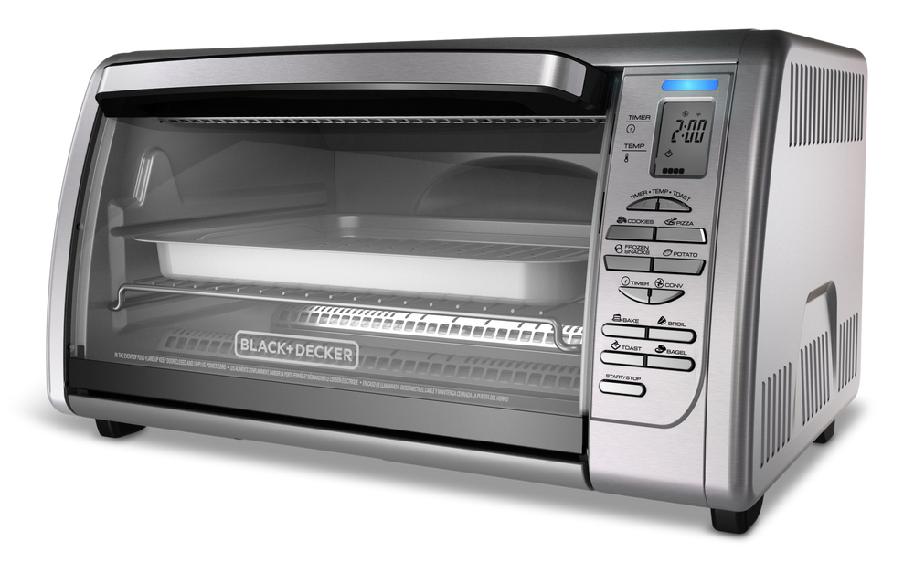 black and decker 6 slice convection toaster oven