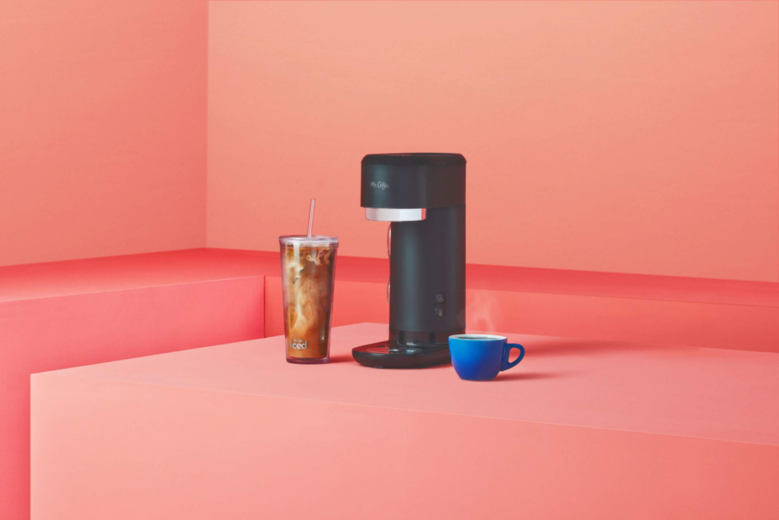 Mr. Coffee Hot Coffee & Iced Coffee Maker with Reusable Tumbler