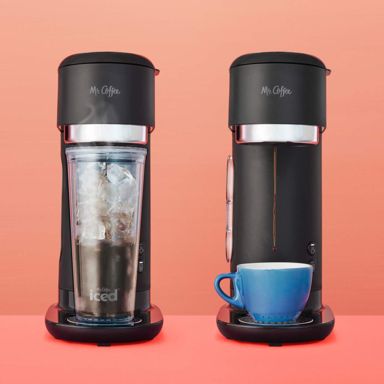 Mr coffee iced coffee maker with store reusable tumbler