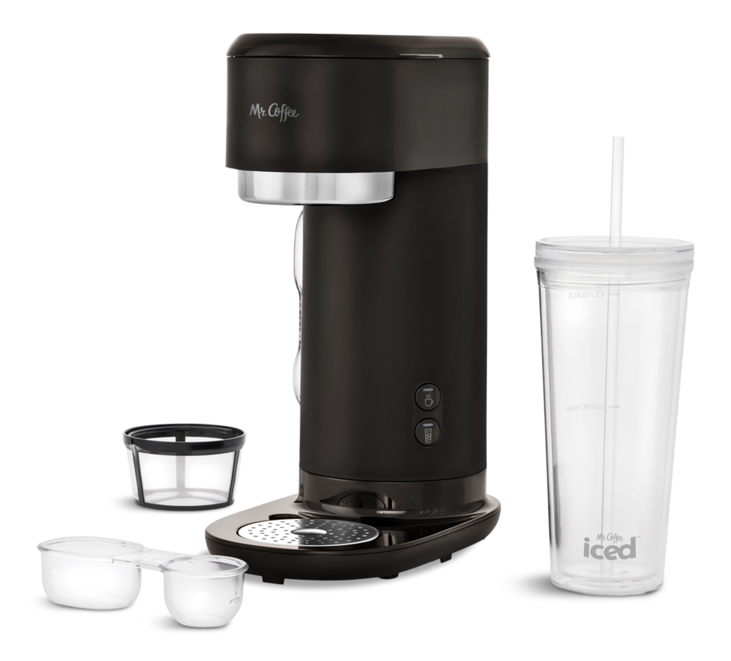 Mr. Coffee Hot Coffee & Iced Coffee Maker with Reusable Tumbler
