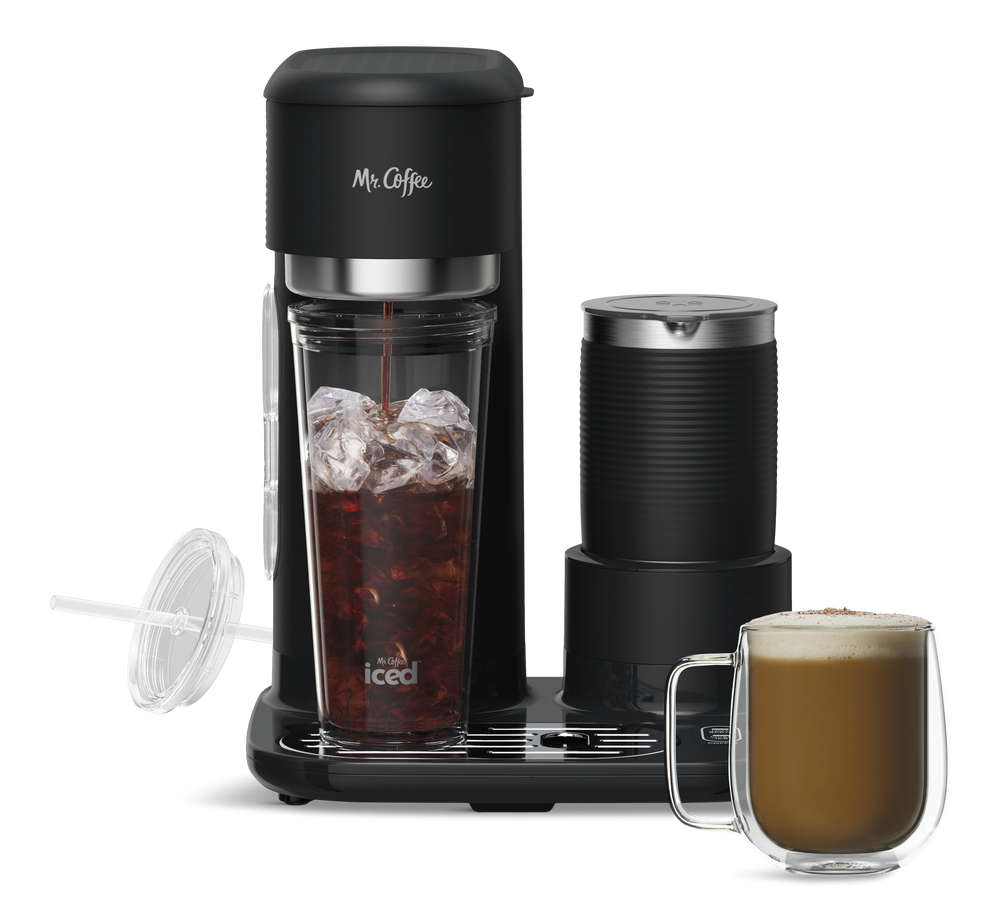 Mr. Coffee Hot Coffee, Iced Coffee & Latte Maker with Integrated