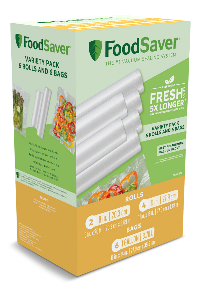 FoodSaver® BPAFree MultiPack VacuumSeal Rolls Canadian Tire