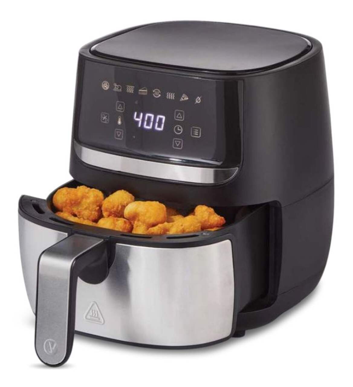 Vida by PADERNO Stainless Steel Non-Stick Air Fryer, 3.8-L