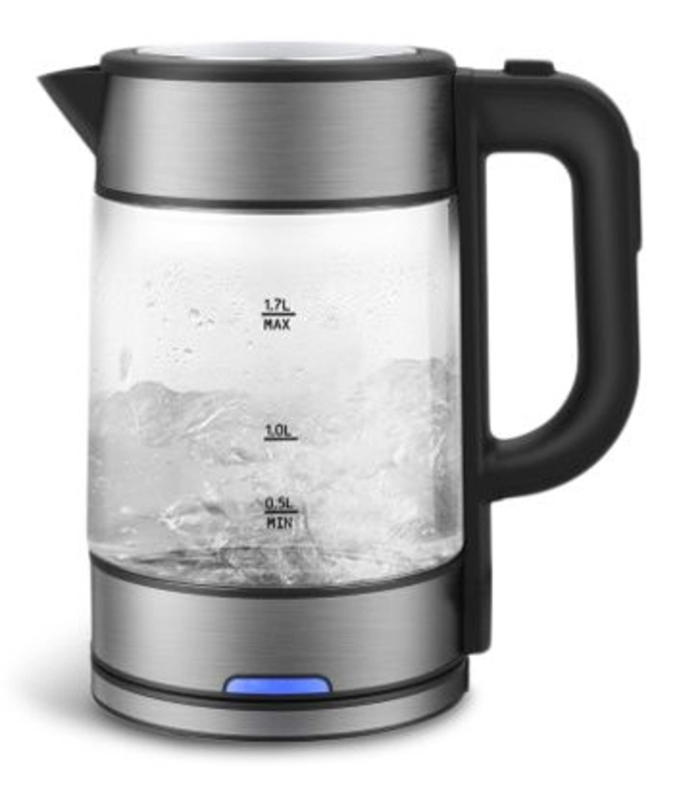 Vida by PADERNO Variable Temperature Glass Kettle, 1.7-L Front_Elevated