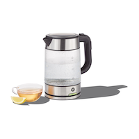 Vida by PADERNO Variable Temperature Glass Kettle, 1.7-L Front_Angled_Right