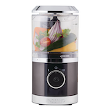 Hachoir à main PADERNO en forme de S, noir, à 3.5 tasses Front_Flat