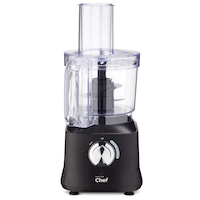 MASTER Chef 2-Speed Electric Food Processor with Pulse Function, Black