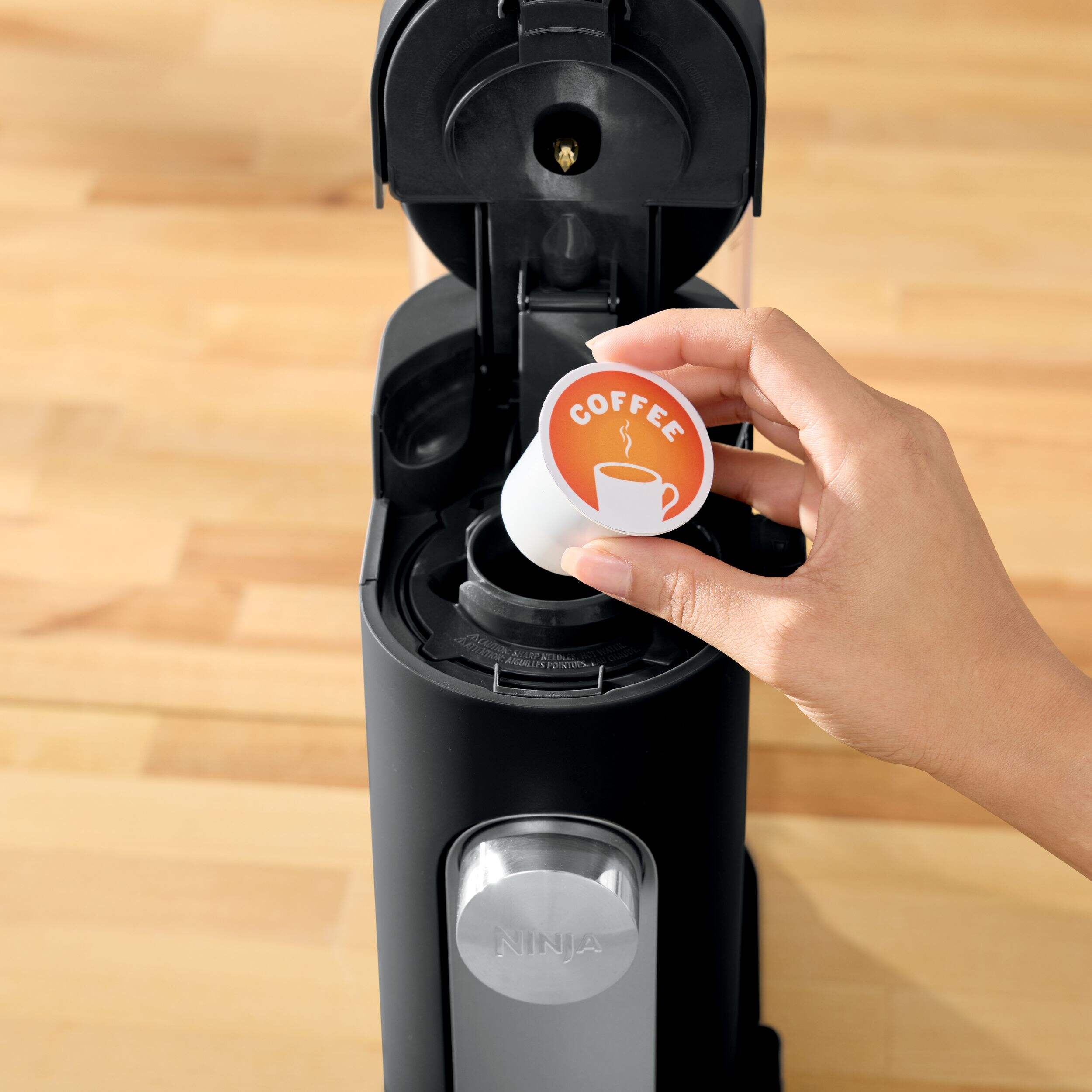 Ninja® Single Serve Dual Brew Coffee Maker, Brews Grounds & Pods, Black
