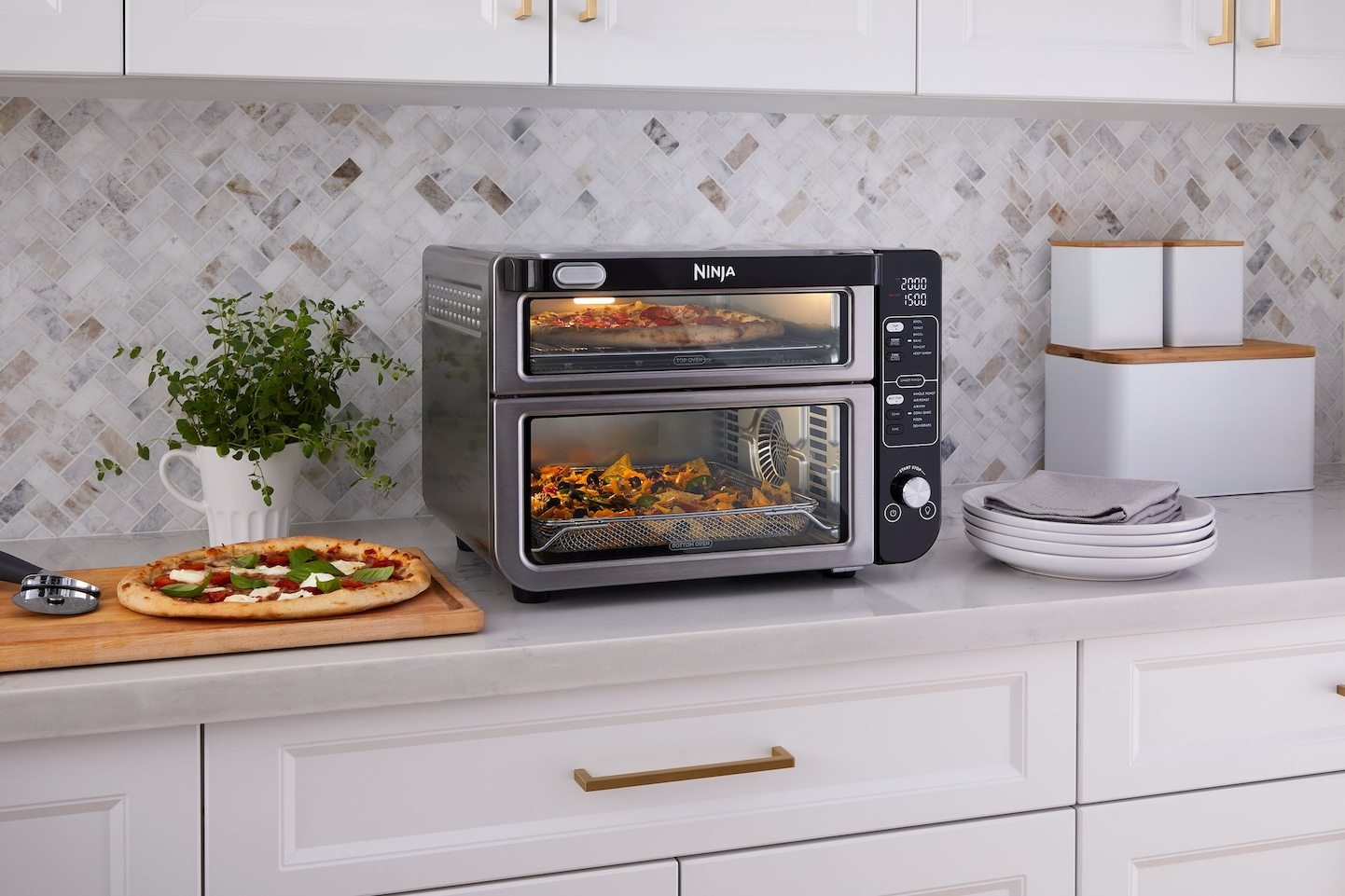 Ninja® Double Door 12in1 Countertop Electric Convection Oven & Air