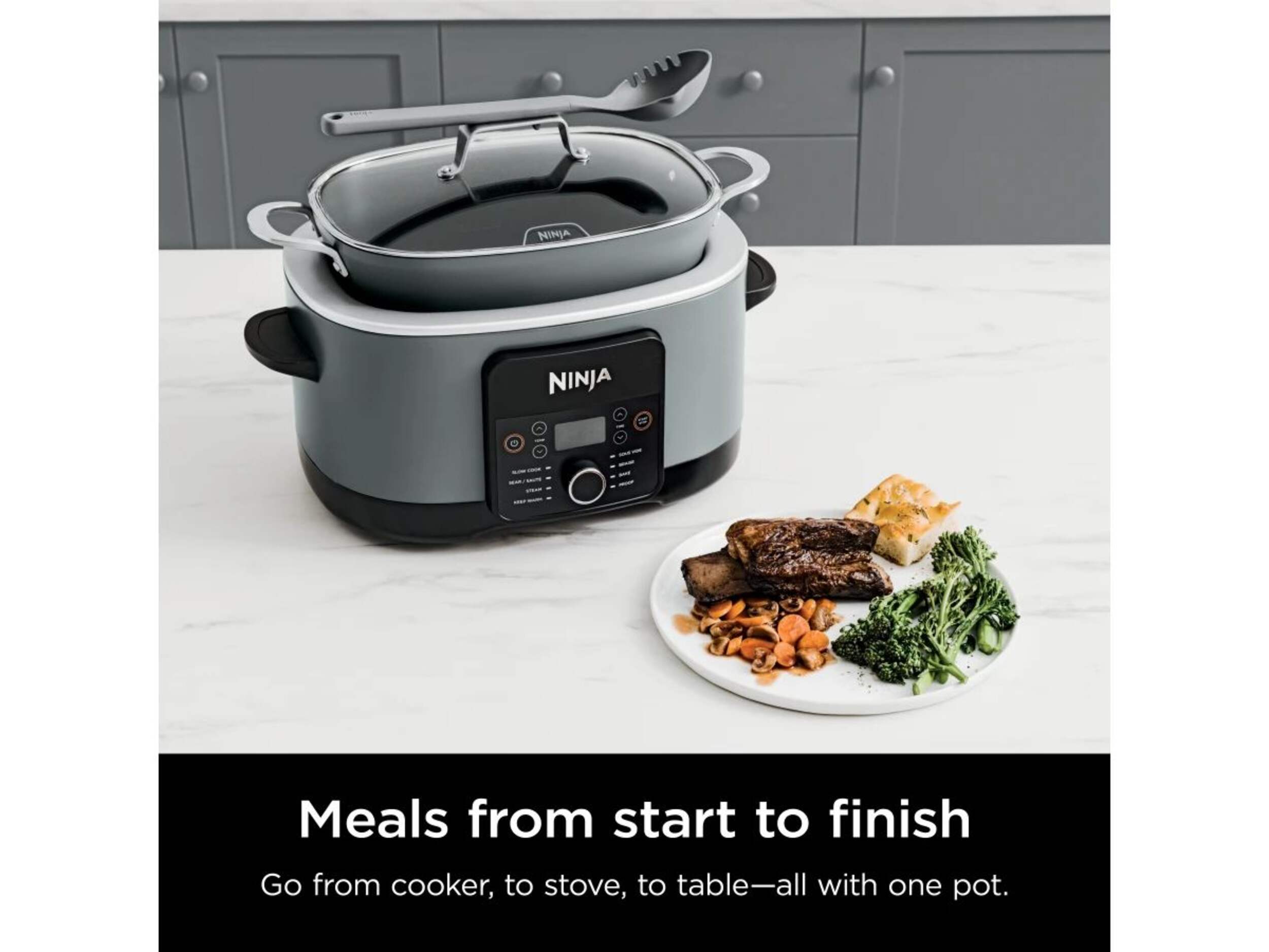 Ninja® Foodi® PossibleCooker™ Pro 8-in-1 Multi-Cooker with 8.5 Quart ...