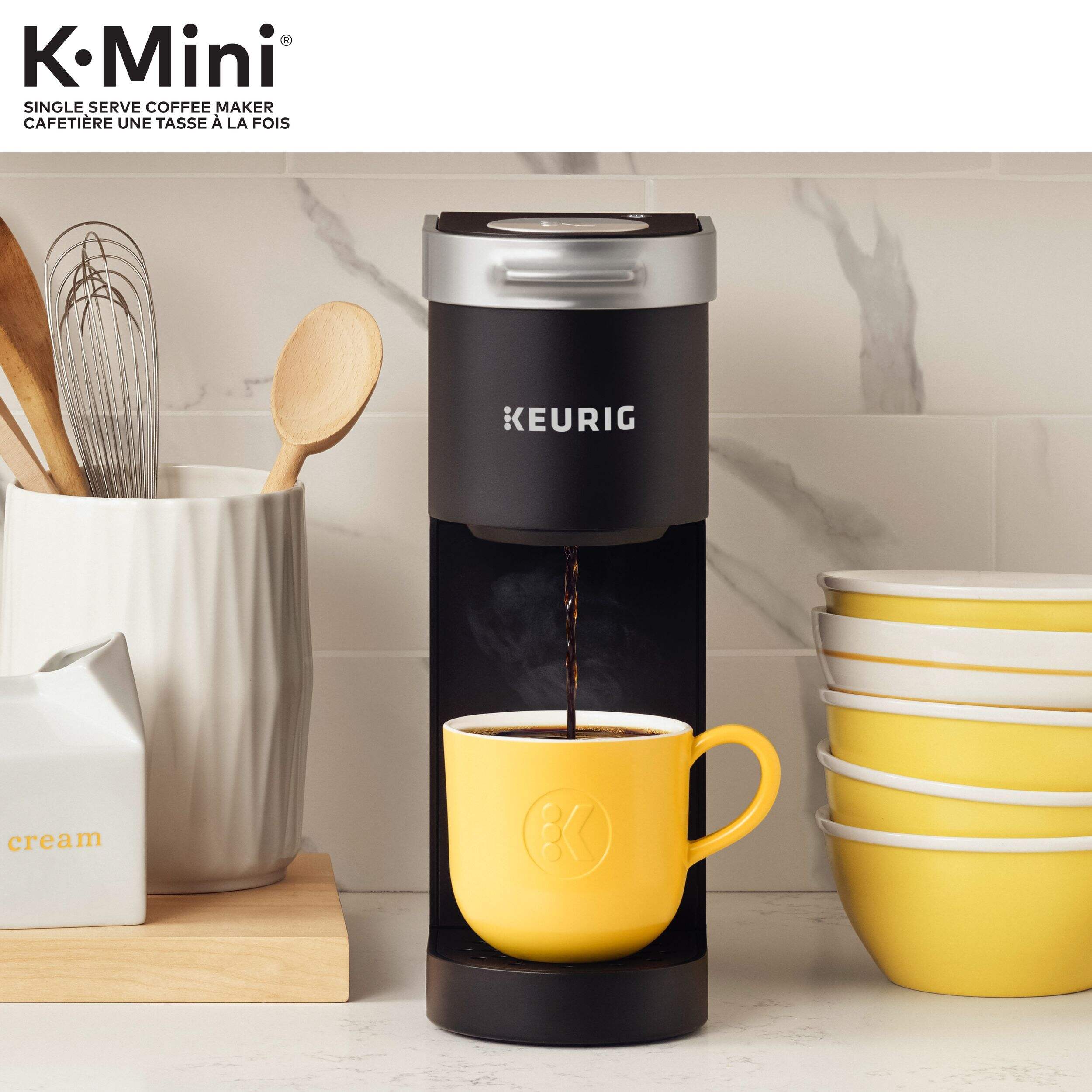 Keurig® KMini® Single Serve Coffee Maker, Travel Mug Friendly, Black, 2Cup Canadian Tire