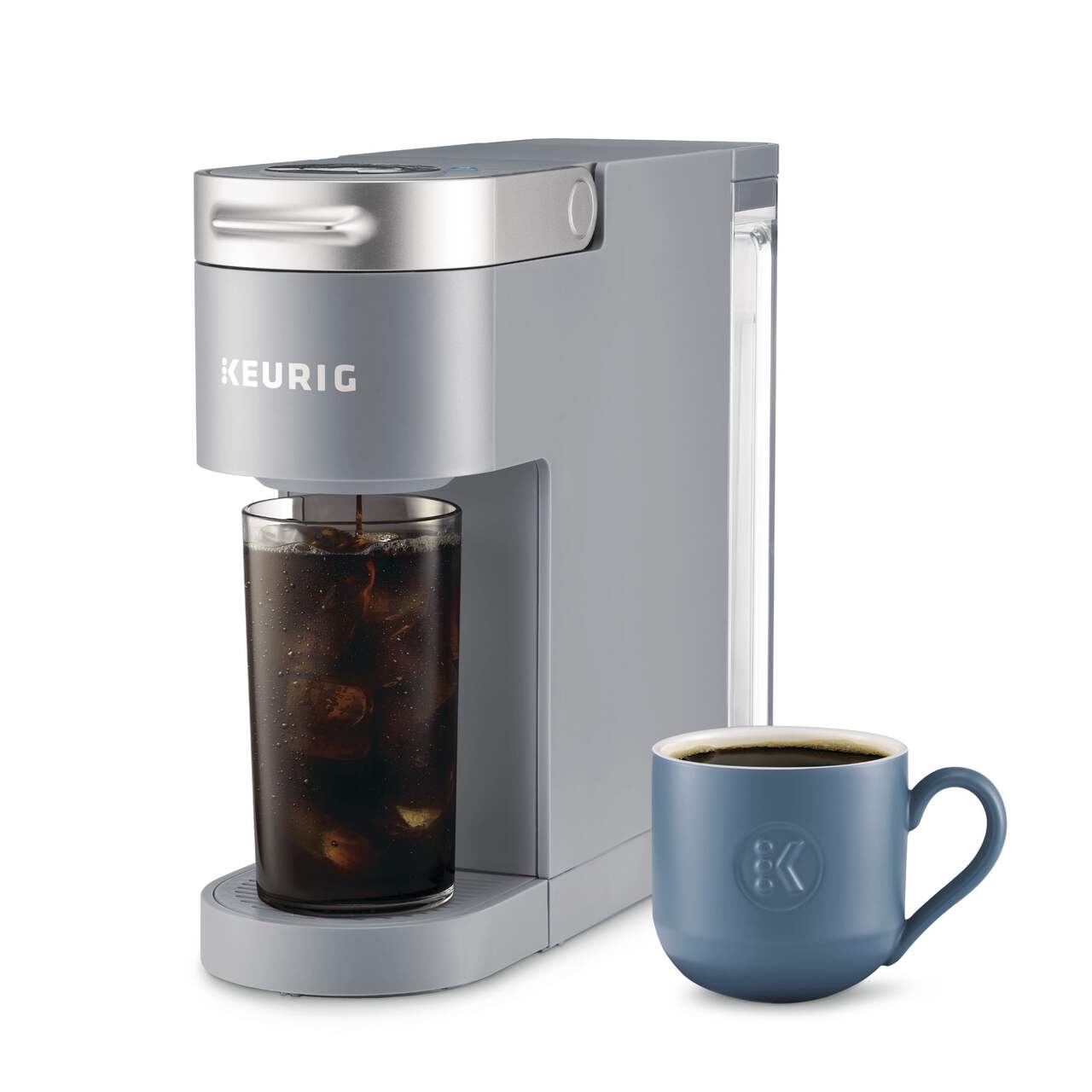 Keurig K-Iced Essentials Gray Iced and Hot Single-Serve K-Cup Pod