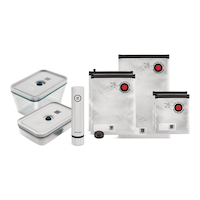 Trousse de départ pour conservation et entreposage d'aliments Fresh & Save de Zwilling avec pompe à dépression portative Composite_or_Mixed