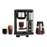 Cafetière de spécialité à infusion froide/chaude avec carafe en verre Ninja, sans dosette, noir, 10 tasses Front_Flat