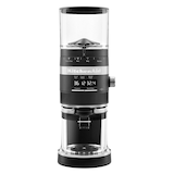 Kitchen Aid Stainless Steel Burr Coffee Grinder with 70 Setting Options, Black Front_Flat