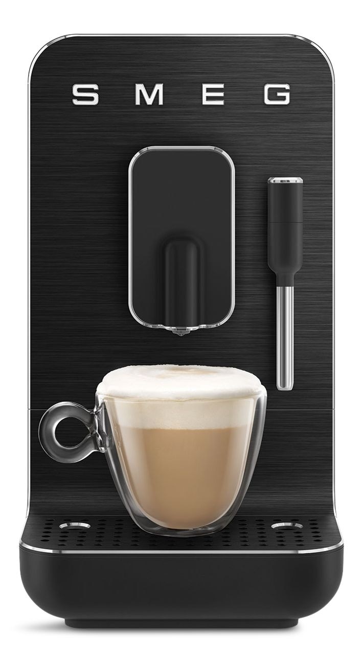 Smeg Medium Fully Automatic Coffee Machine Smeg Full Automatic Espresso & Coffee Maker with Milk Steam Wand, 19