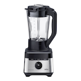 Braun 10-Speed Kitchen Jug Blender with 9 Settings & iTextureControl, 1200W, Black Front_Flat