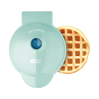 Dash Compact Mini, Non-Stick Waffle Maker, Aqua
