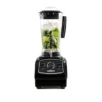 Salton Professional Grade Power Blender with 5 Pre-Set Programs & Vortex Jar, 1500W, Black, 2-L Front_Flat