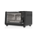 Black & Decker 8-in-1 Digital Countertop Convection Toaster Oven with Air Fry, 6-Slices Front_Angled_Left