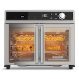 Black & Decker 12-in-1 French Door Digital Countertop Convection Oven with Air Fry, 6-Slices Front_Flat