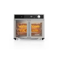 Black & Decker 12-in-1 French Door Digital Countertop Convection Oven with Air Fry, 6-Slices