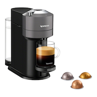 Nespresso Vertuo Next Slim Coffee & Espresso Machine, Grey Front_Three_Fourths_Angled_Right