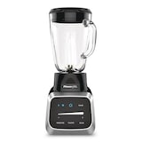 Black & Decker Power XL Smart Pro Blender with Pre-Programmed Functions & 68-oz Jar, 1800W, Black Front_Flat
