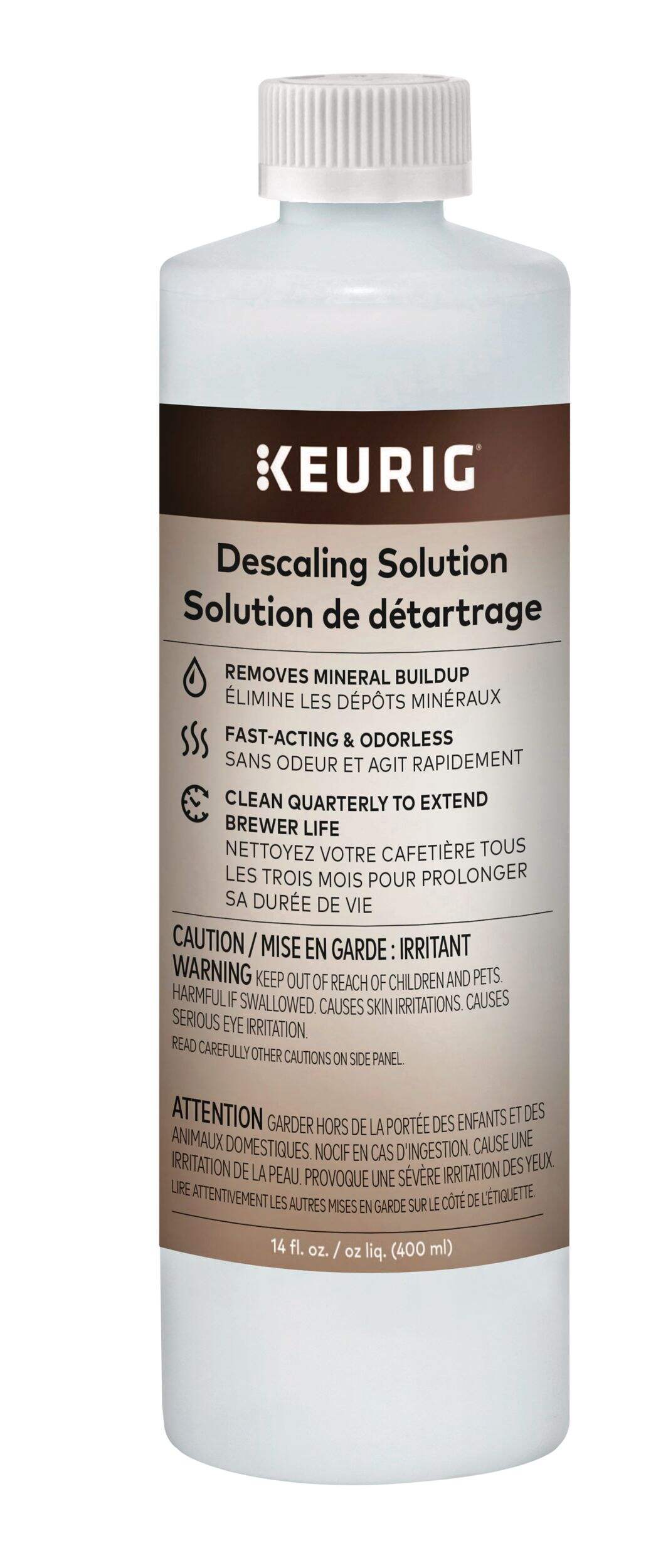 Keurig® Descaling Solution For Brewers/Coffee Makers, 400ml Front_Flat