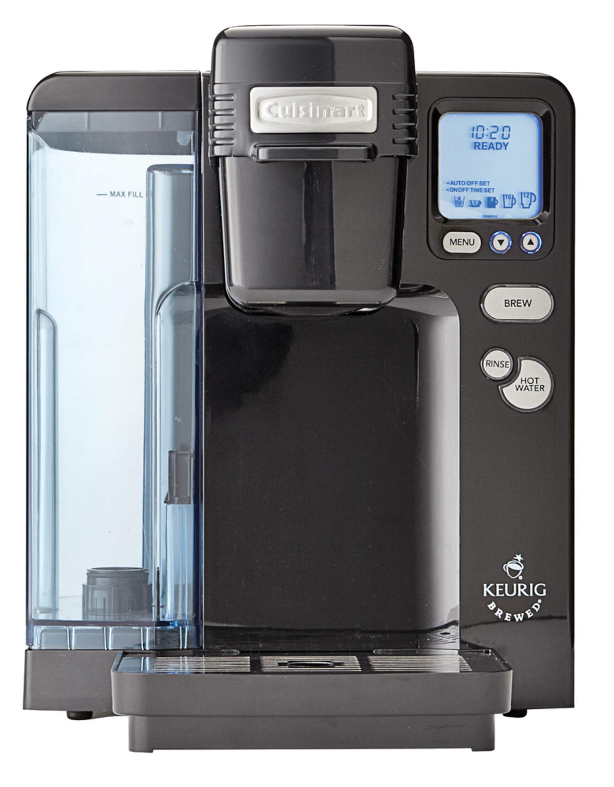Cuisinart Keurig Black Single Serve Coffee Machine Front_Flat