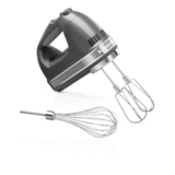 KitchenAid Liquid Graphite 7-Speed Hand Mixer Front_Angled_Right